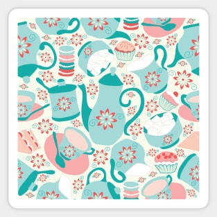 English Tea-Time Sticker